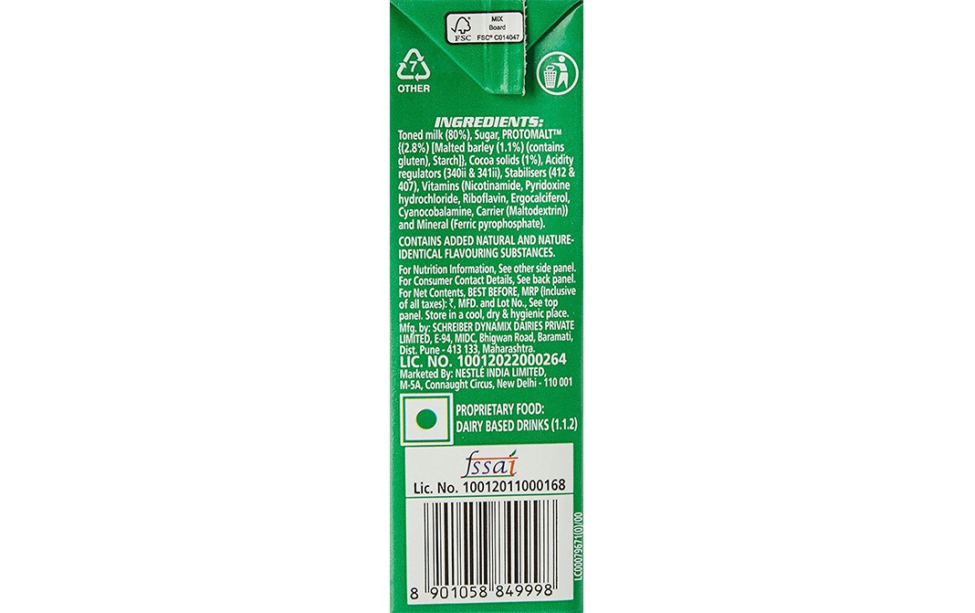 Nestle Milo Activ-Go    Tetra Pack  180 millilitre